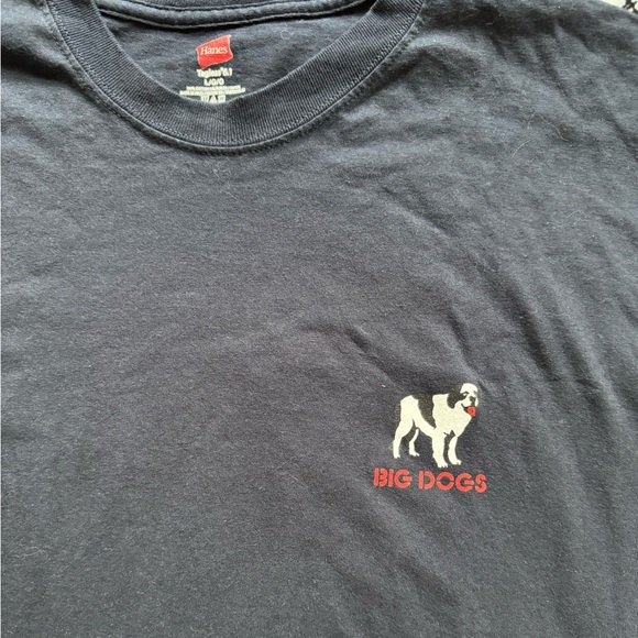 Men’s Big Dogs Navy Shirt - Picture 2 of 3